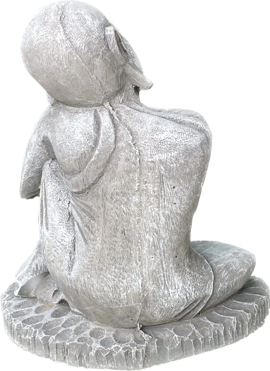  Product image 5 of the product “Amal - Buddha relax - left knee up. 25cm H | cast stone ”